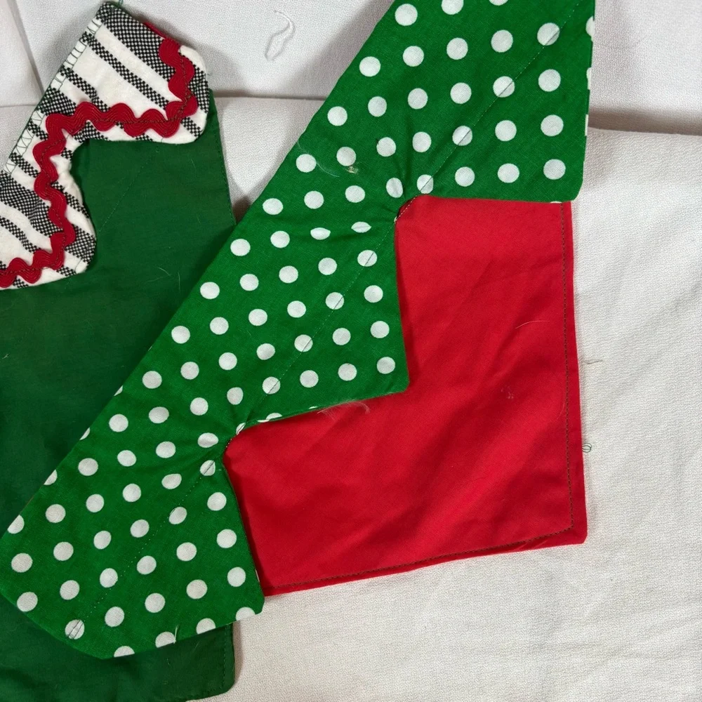 Handmade Christmas Dog Collar Bandanas Set of 3 – Size Large‎ 15